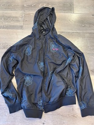 Nike SB 6.0 Lion AOP Swoosh Logo Hoodie Windbreaker Jacket Mens M 346465-010