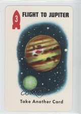 1969 Ed-U-Cards Space Race Card Game Deck 1 Brown Back Flight to Jupiter 3 y0i