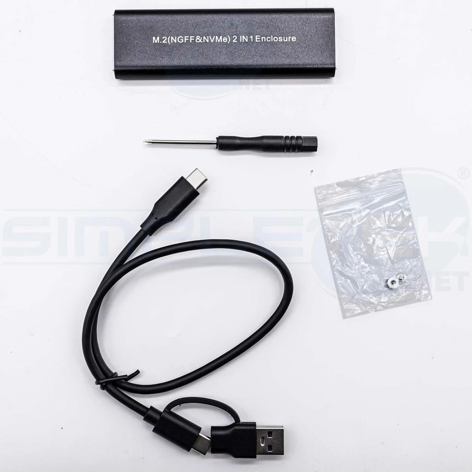 Mini SSD 120gb External Portable M.2 Slim Thin Usb-C Type-C Adapter USB _ - Image 3 of 4