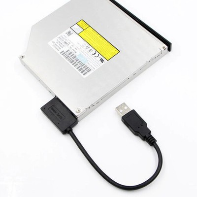 USB SATA Adapter Kabel 6P 7P CD DVD ROM Konverter Slimline Dataübertragung