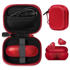 CaseSack Case for Beats Solo Buds - Wireless Bluetooth Earbuds Red Red