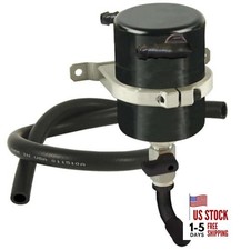 85531 Universal Air/Oil Separator Catch Can Kit, Large Body, Black