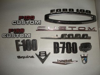 12 Vintage Ford Emblems