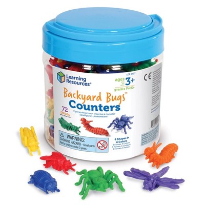 Learning Resources Backyard - 72 Pieces Ages 3 Counting And Sorting Toys