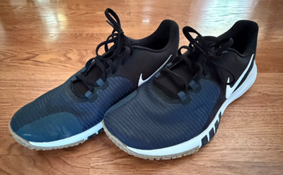 Nike Flex Control TR4 Men's Size 10.5 Black White Navy Cross Training CD0197-009