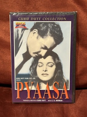 Pyaasa DVD Eros International, Guru Dutt Mala Sinha New *SEALED*
