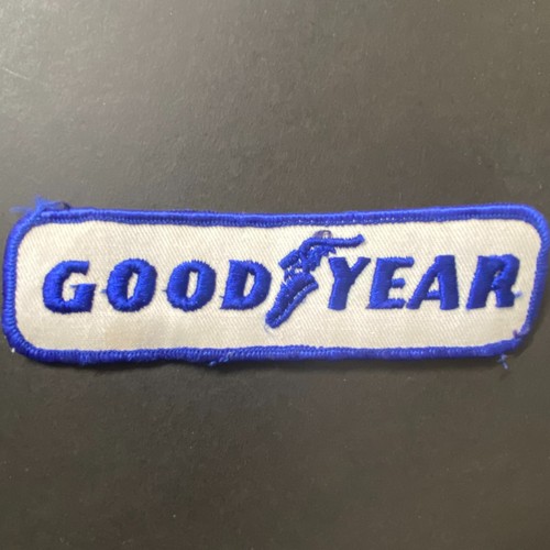 Goodyear Embroidered Patch Vintage 1 1/2" x 5 1/4" VGC