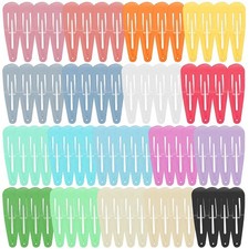 80 Pcs Metal Snap Hair Clips Non Slip Hair Barrettes for Baby Toddlers