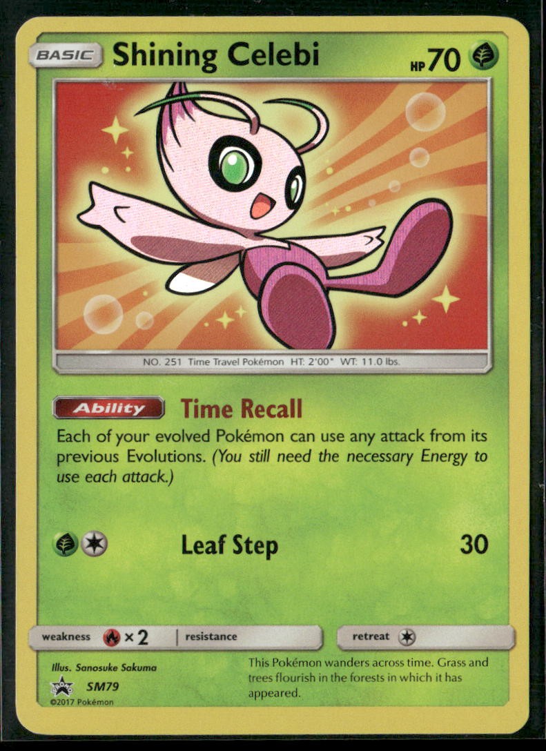 Shining Celebi Promo SM Promos SM79 NM