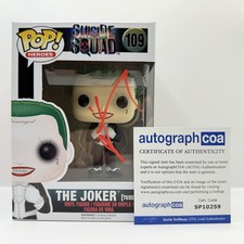 Jared Leto AUTOGRAPH - Joker - Suicide Squad - Signed Funko Pop ACOA