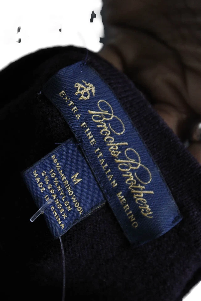 Suéter Brooks Brothers Mujer Mangas Largas Cuello en V Berenjena Púrpura Talla Mediana Foto 4 de 4