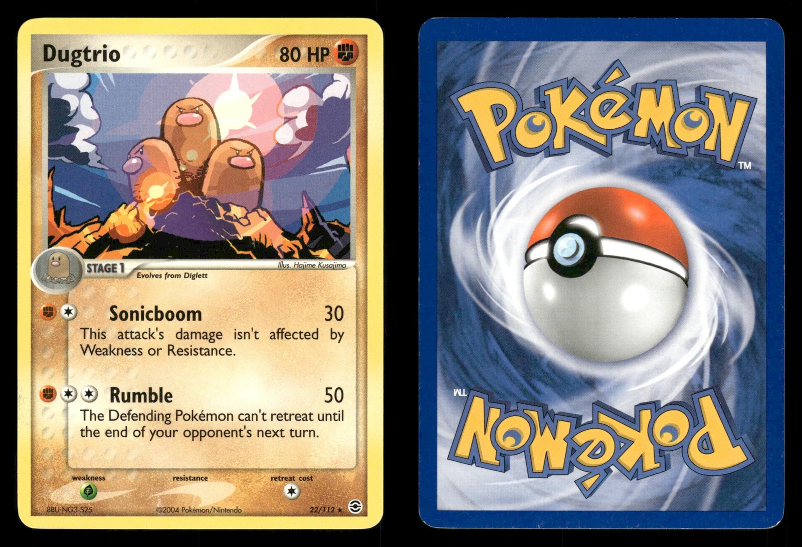 Dugtrio 22/112 FireRed & LeafGreen RG MP