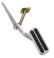 Lokar Bag-6129 Throttle Pedal Assembly Brushed Wrubber Insert Lokar Bag-6129 Throttle Pedal Assembly Brushed Wrubber Insert