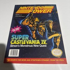 NINTENDO POWER MAGAZINE VOLUME 32 SUPER CASTLEVANIA IV W/ INSERTS POSTER