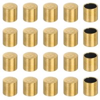 20 StüCk 5 Mm Durchmesser Edelstahl Seilendkappen Goldton