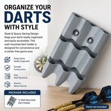 Compact Dart Organizer for Game Room Wall Mountable Dart Accessory for Home Use