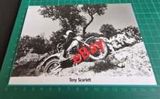 Original Press Photo Motorcycle Yamaha Trial Tony Scarlett