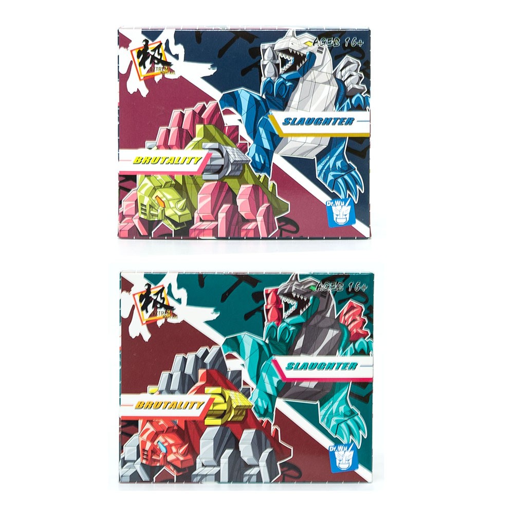 Dr Wu Customs Dinosaur Tape DW-E61 BRUTALITY DW-62 SLAUGHTER Mini