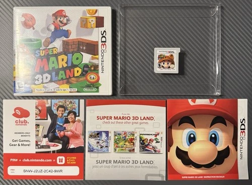 Nintendo 3DS Super Mario 3D Land CIB Complete w/ Case. Authentic & Tested