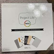 Becky Higgins Project Life Midnight Edition Core Kit Scrapbooking New