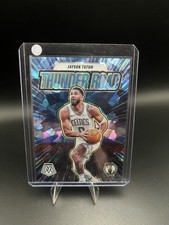 2024-25 Panini Mosaic - Thunder Road Jayson Tatum #6 Ice Mosaic Prizm /125