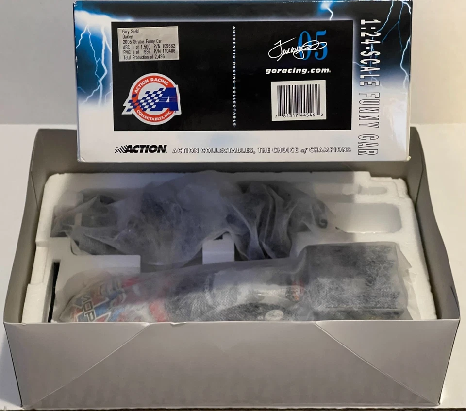 2005 GARY SCELZI OAKLEY / MOPAR NHRA DODGE CARREGADOR 1:24 DSR CARRO ENGRAÇADO LER - Imagem 3 de 4