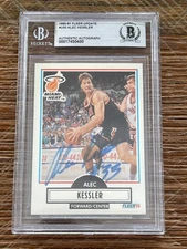 1990-91 1990 Fleer Update Alec Kessler (d. 2007) signed BAS autographed RARE