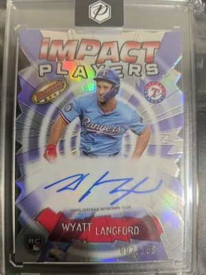 2024 Bowman's Best Impact Players /150 Wyatt Langford #IPA-WL Rookie Auto RC b4d