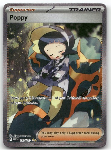 Poppy - 227/197 #227/197 (Holo) (NM) SV03: Obsidian Flames OBF Pokemon