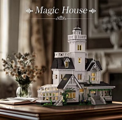 1877 Teile The Owens House Bausteine Modell Magic House Themenset