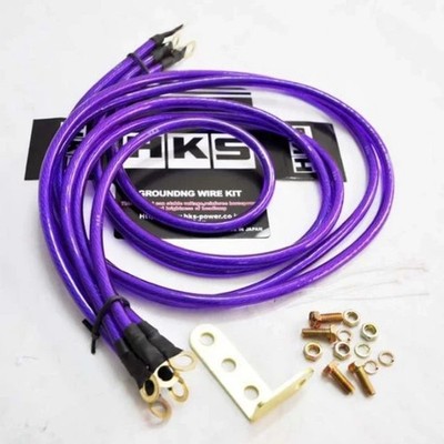 Universal 5 Points HKS Super Earth Cable Wire Grounding Kit Performance Purple
