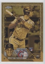 2023 Topps Gilded Collection Rookie Cast in Gold 40/199 Brayan Rocchio #157 v1x