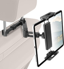 Adjustable Car Headrest Tablet Holder for 4.7-11" Devices