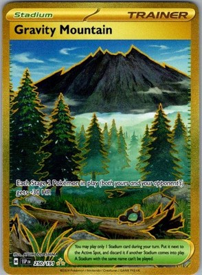 Gravity Mountain 250/191 Hyper Rare SV08: Surging Sparks NM