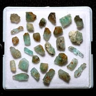 Opening Awareness—30 PC Rare Russian Emerald Collectible Raw Mineral Crystal Set