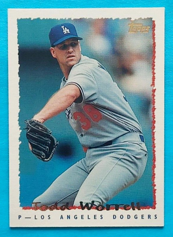 1995 TOPPS #204 TODD WORRELL LOS ANGELES DODGERS  NR-MT