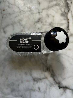 Montblanc Empty Ink Bottle 50ml Glass Faceted Star Cap Display Collectors Item