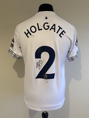Mason Holgate Match Worn Everton Shirt Vs Bournemouth Unwashed Umbro