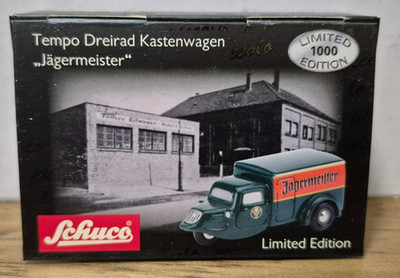 Schuco Piccolo Tempo Dreirad Jägermeister 1:90 in OVP