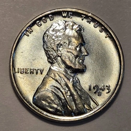 #3 Nicer Low Mintage "business uncirculated++" 1943 S "steel" Lincoln Wheat Cent