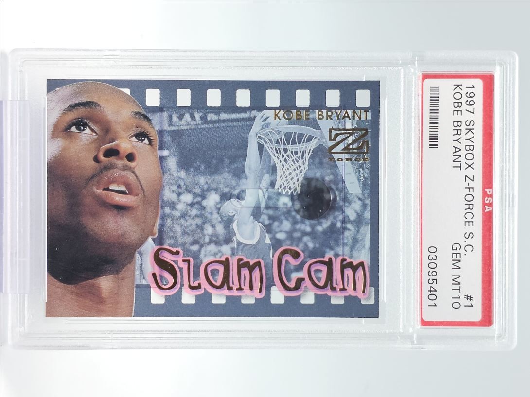 Kobe Bryant 1997 Skybox Z-Force #1SC Slam Cam Price Guide - Sports