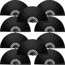 10 PCS Boots on the Ground Hand Fan Bulk Rave Fans 13 Inch Large Clacking Fans f