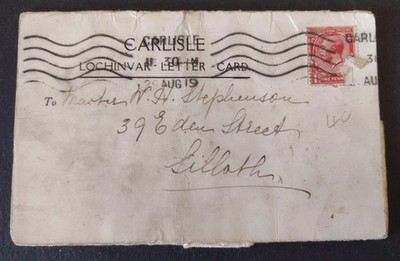Lochinvar Mehransicht Briefkarte - verschickt 1919