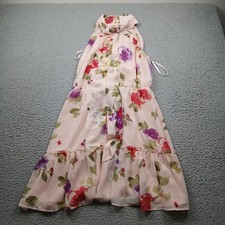 Lauren Ralph Lauren Maxi Dress Womens 10 Pink Floral