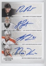 2013 Playoff Contenders Fours Beau Bennett Jeff Zatkoff Matthew Konan Auto 0f8