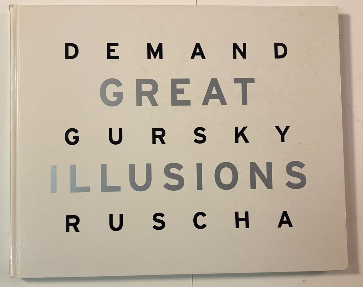 Thomas Demand, Andreas Gursky, Ed Ruscha: Great Illusions | eBay