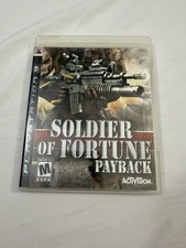 Soldier of Fortune: Payback PS3 Playstation 3 with Manual