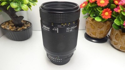 Nikon AF Nikkor 70-210mm f/4-5.6 Zoom + Frontkappe Top Zustand klar ra1