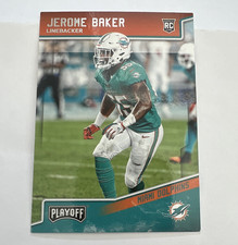 Panini 2018 Panini Playoff Football Jerome Baker Miami Dolphins #285 Rookie Card. rookie card picture