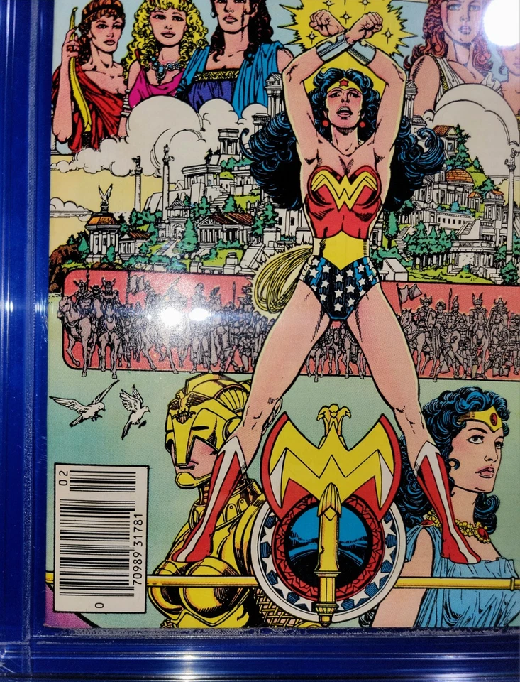 1987 WONDER WOMAN #1 9.8 Graded. UNTRA RARE NEWSSTAND! ONLY COPY ON EBAY!  - Image 4 of 4